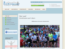 Tablet Screenshot of drei-bruecken-lauf.de